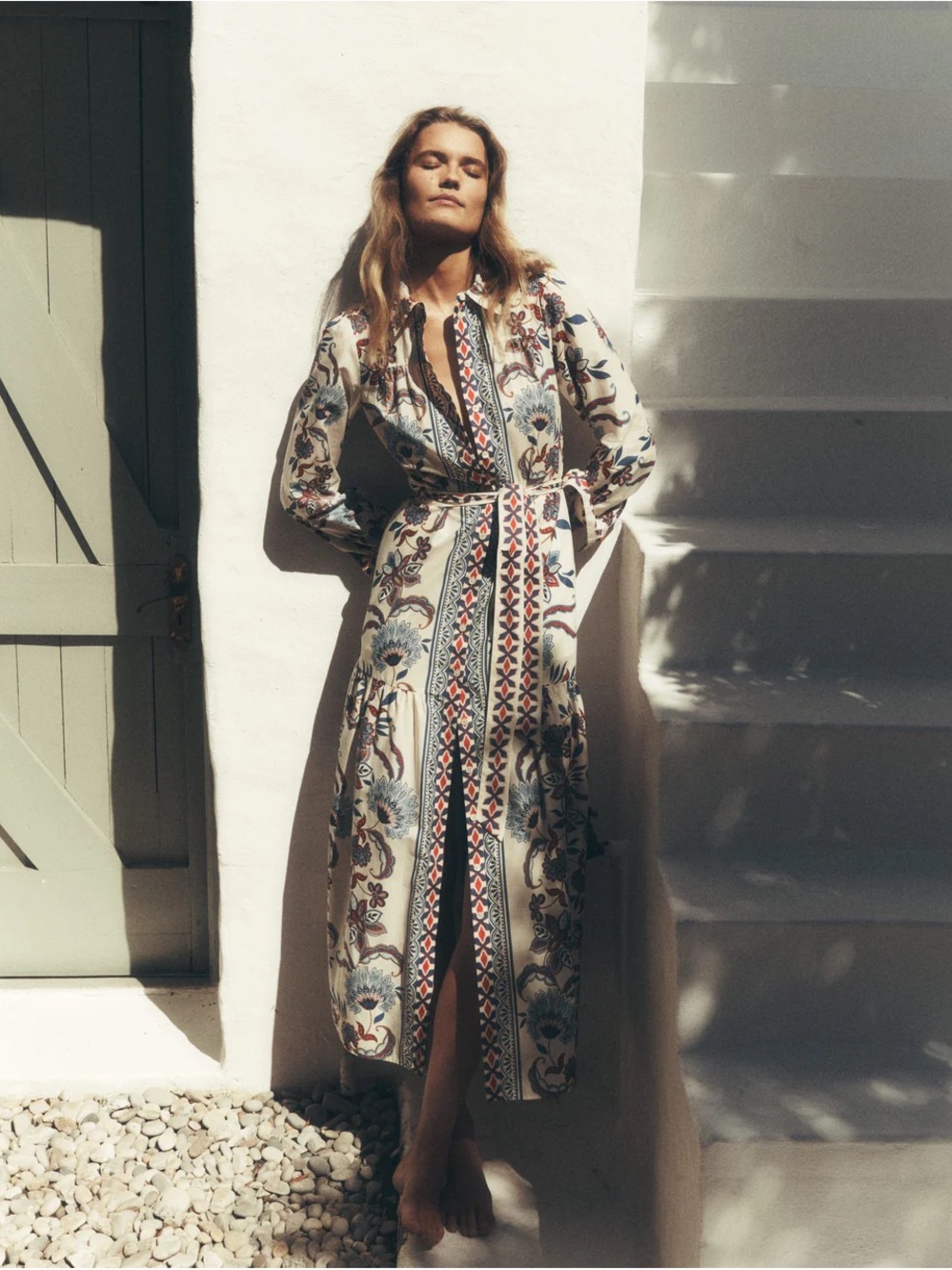 Ellie Cotton Maxi Shirt Dress - Picture 8 of 10